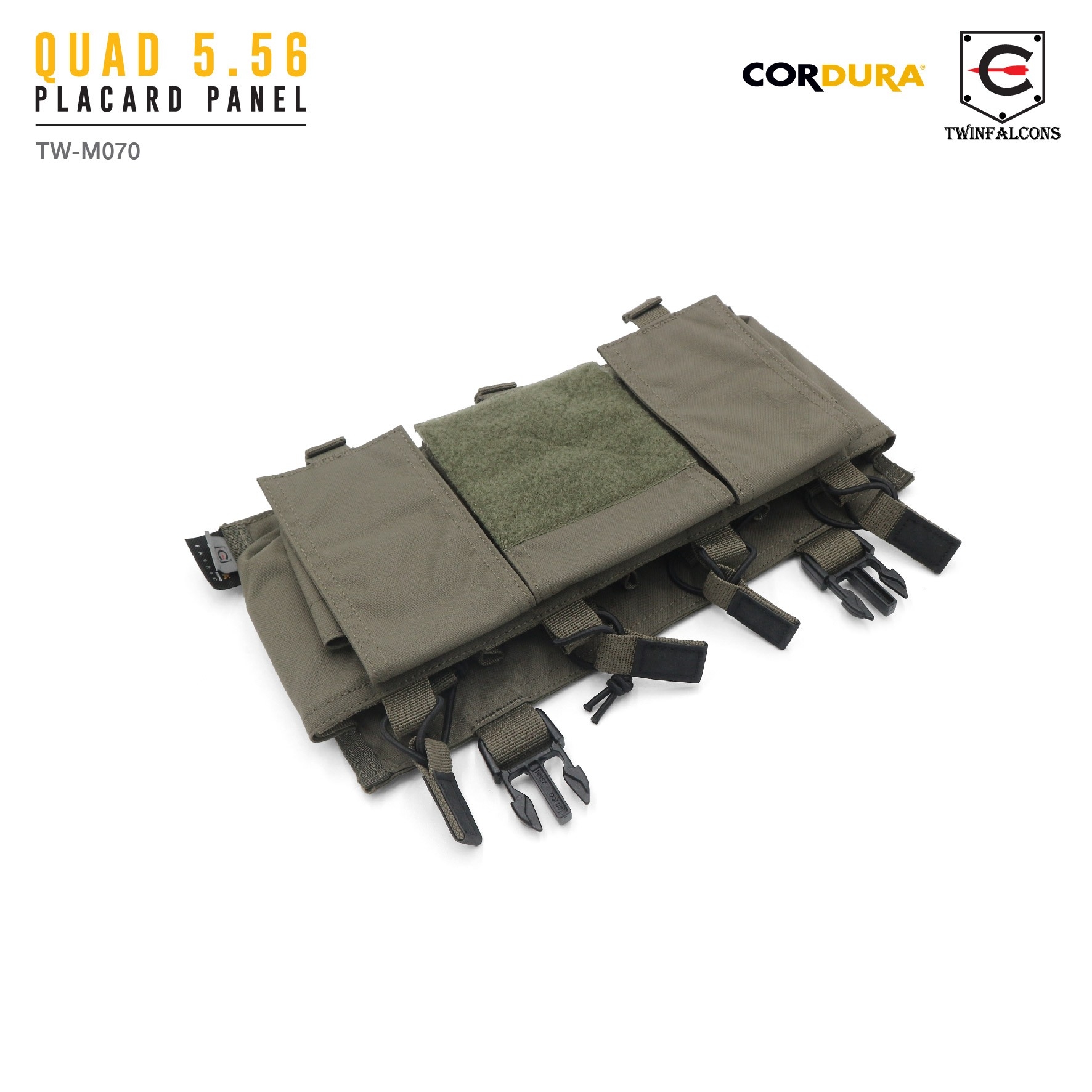 ซองแม็กกาซีน Quad 5.56 Placard Panel ( Twinfalcons ) [ TW-M070 ] (K1890)