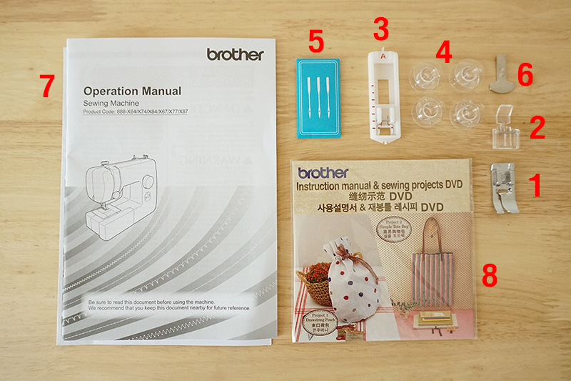 จักรเย็บผ้า Brother รุ่น JV-1400