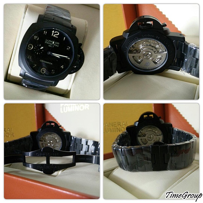 นาฬิกา Panerai Luminor Tuttonero GMT Pam 438 Ceramic PVD รุ่นยอดนิยม สวยขั้นเทพ