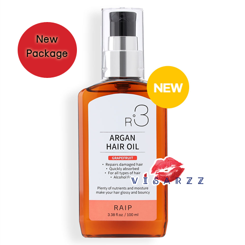 (#Grapefruit) RAIP R3 Argan Hair Oil 100mL ออยล์บำรุงสุดปังจากเกาหลี เนื้อออยล์บางเบา ไม่เหนียวเหนอะ ซึมลงเส้นผมได้ไว เหมาะกับคนหนังศีรษะมันง่าย อ่อนโยน สกัดจากธรรมชาติ 100% ใช้แล้วผมหอมนุ่ม หวีง่าย ไม่พันกัน ให้ผมสลวยสวยเป๊ะราวกับเพิ่งออกมาจากซาลอน