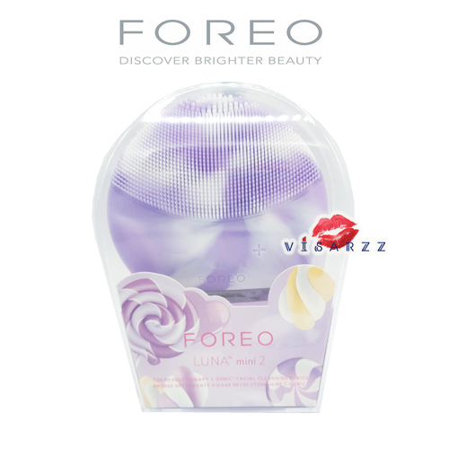Foreo Luna Mini 2 สี Lollipop Lavender โฟรีโอ รุ่น Candy Collection สีหวานๆ เครื่องล้างหน้าสุดฮิต ทำความสะอาดสิ่งสกปรกได้ 99.5% พกพาสะดวก ขนซิลิโคนคือนุ่ม และไม่สะสมเชื้อแบคทีเรีย เชื้อรา ชาร์ตแบตทีใช้ได้หลายเดือน พกไปได้ทุกที่ ตอนนี้วี่ติดมากค่ะ ต้องใช้ท