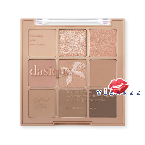Dasique Shadow Palette 7.5g #24 Muted Nut อายชาโดว์พาเลทสีสวย มีครบทั้งเนื้อแมทท์ เนื้อกลิตเตอร์ ทาสีเดี่ยวๆ หรือเบลนด์หลายสีก็ได้หลายลุค