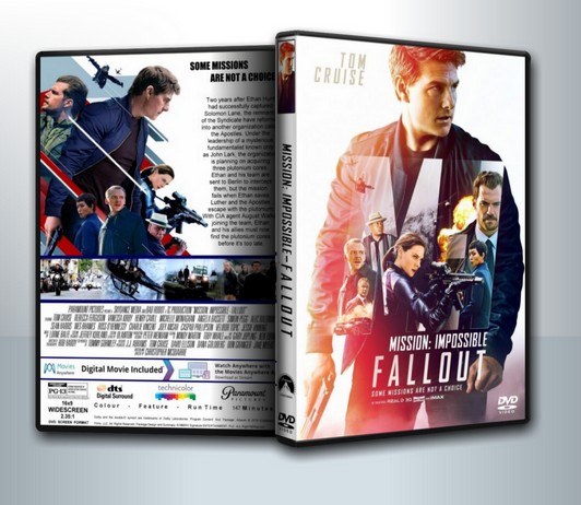 Mission Impossible 6: Fallout มิชชั่น อิมพอสสิเบิ้ล ฟอลล์เอาท์ ( 1 DVD )