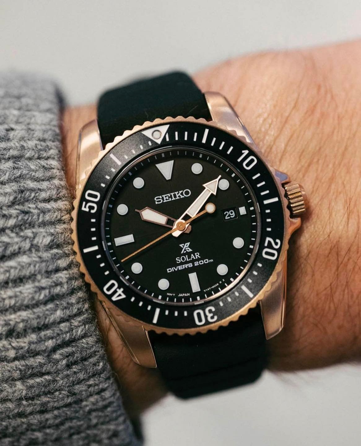 Karnvera Shop นาฬิกาข้อมือผู้ชาย Seiko Prospex Solar Diver's 200m รุ่น SNE586P1