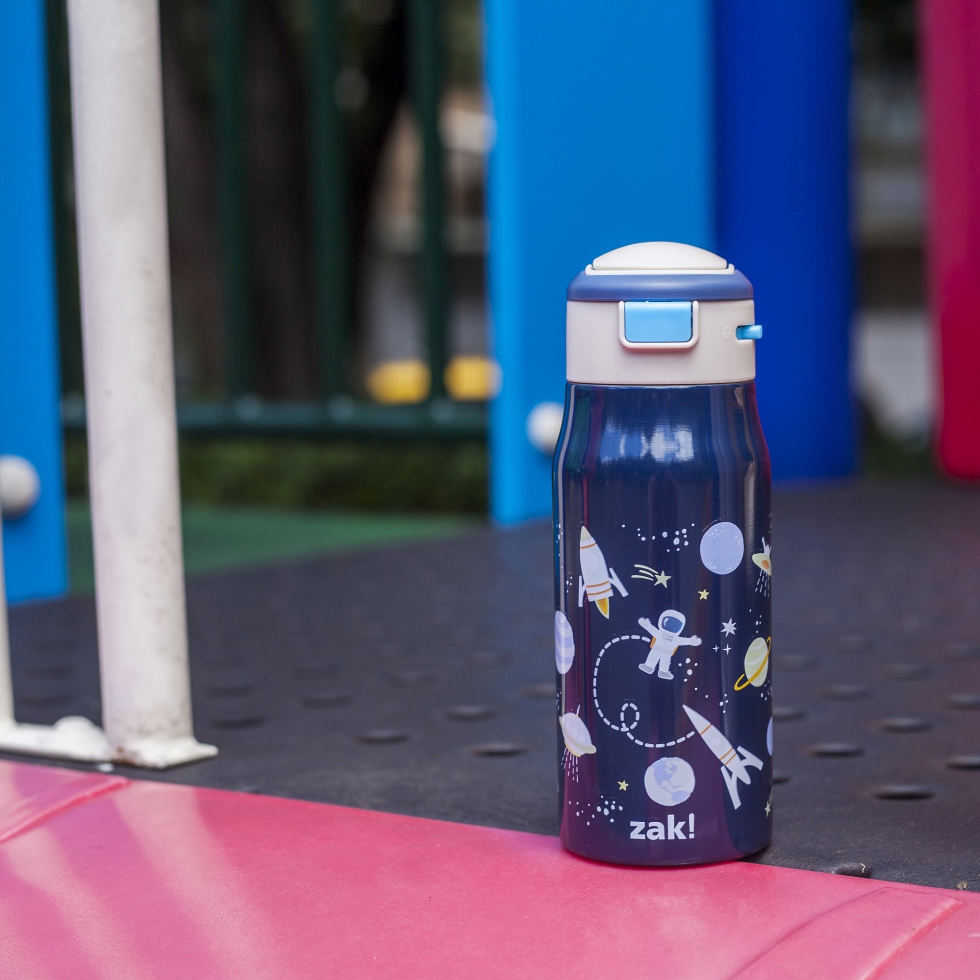 กระติกน้ำสเตนเลสรักษาอุณหภูมิ Zak! Outer Space Mesa Vacuum Insulated Stainless Steel 13.5 Oz Bottle