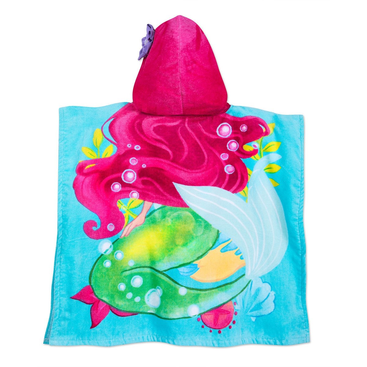 ผ้าเช็ดตัวพร้อมหมวกฮู้ดสำหรับเด็ก Disney Ariel Hooded Towel for Kids