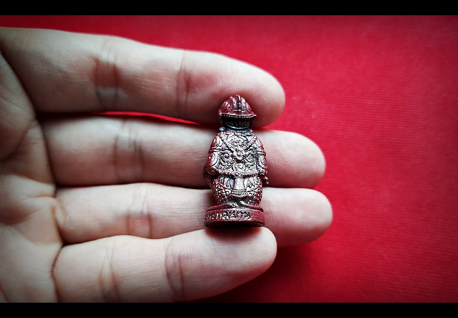 หนุมาน มนต์พระกาฬ ถืออาวุธ ตรีศูล เนื้อทองแดง (เจิมด้วยน้ำมันว่าน108 ชุบตัวของหนุมาน ให้เกิดฤทธิ์ตามหลักวิชา) ปี2563 #รับประกันแท้