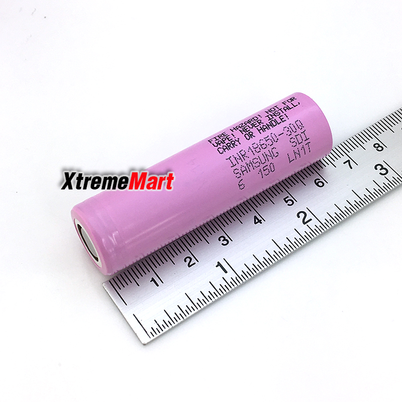 แบตเตอรี่ SAMSUNG INR18650-30Q 3.7V 18650 3000mAh high drain 20A battery