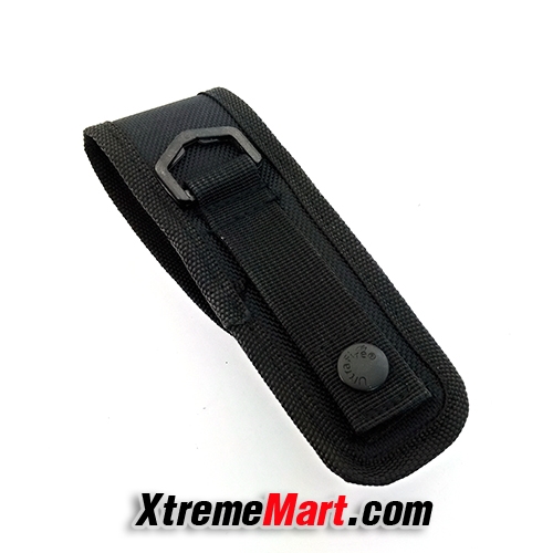 ซองไนล่อน สำหรับไฟฉาย UltraFire ปลายเปิด Nylon Sheath Pouch Holder Holster (Black)