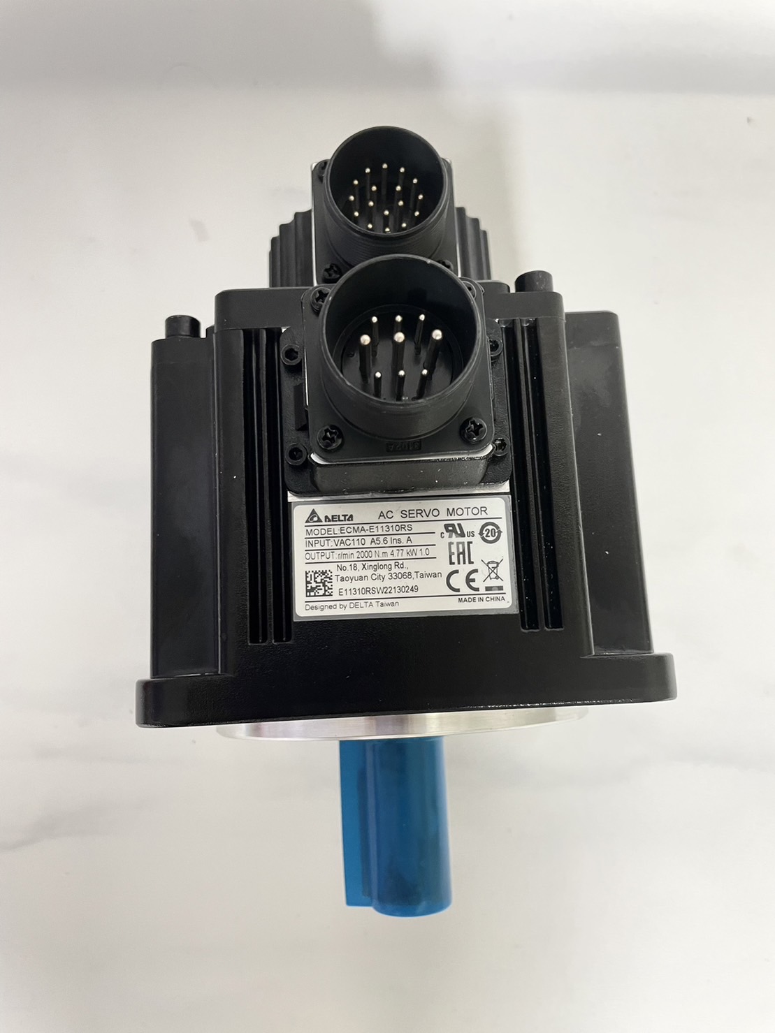 Delta AC Servo Motor Model:ECMA-E21310RS 1KW (without brake)