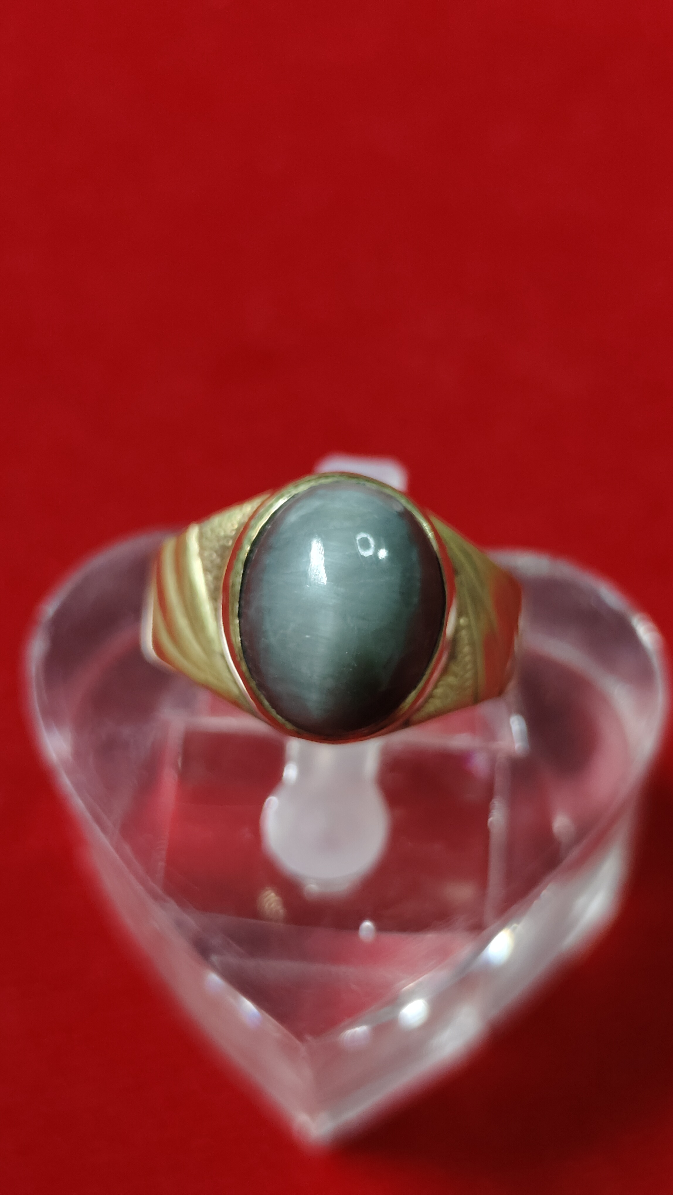 #แหวนแก้วโป่งข่าม (แก้วแร) รหัสR-0066