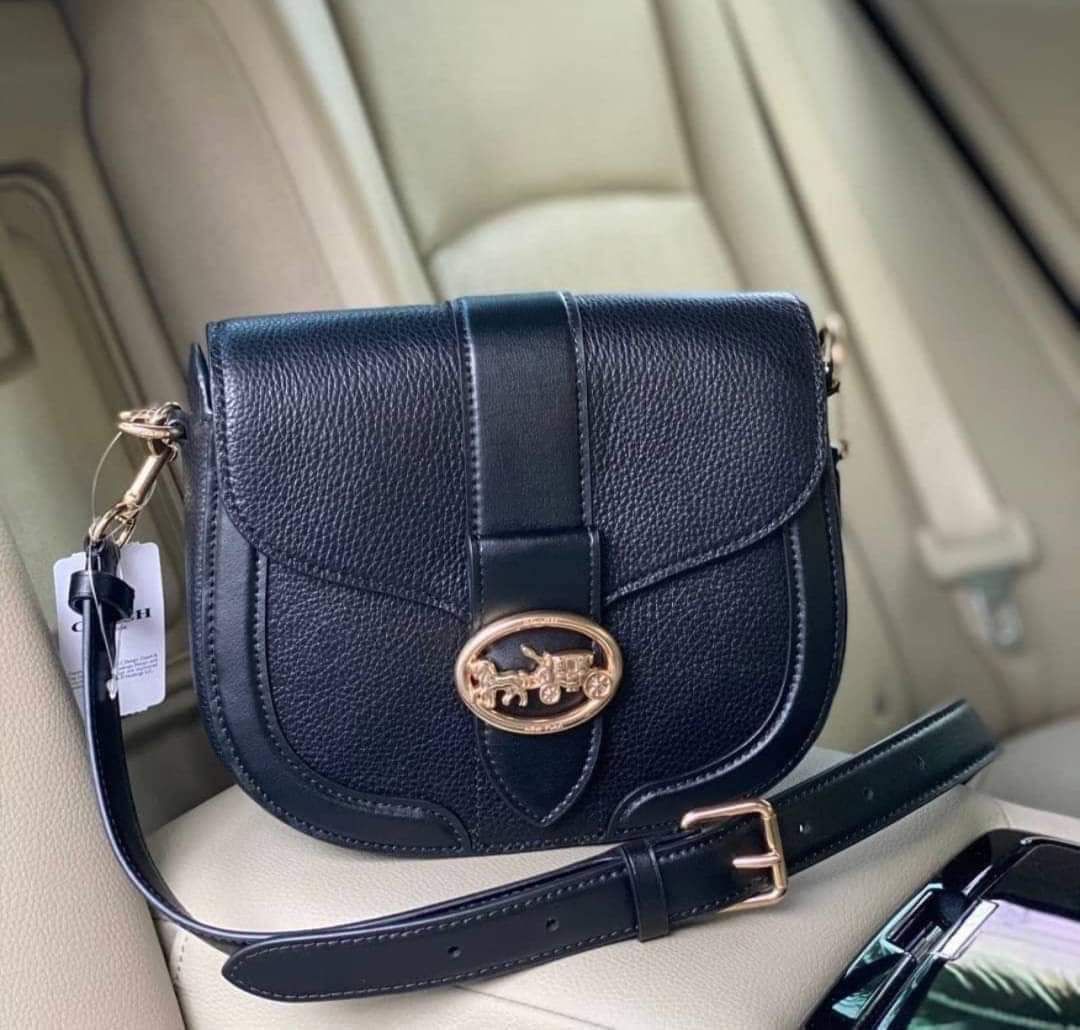 Coach GEORGIE SADDLE BAG (แอดไลน์ก่อนสั่งซื้อ)