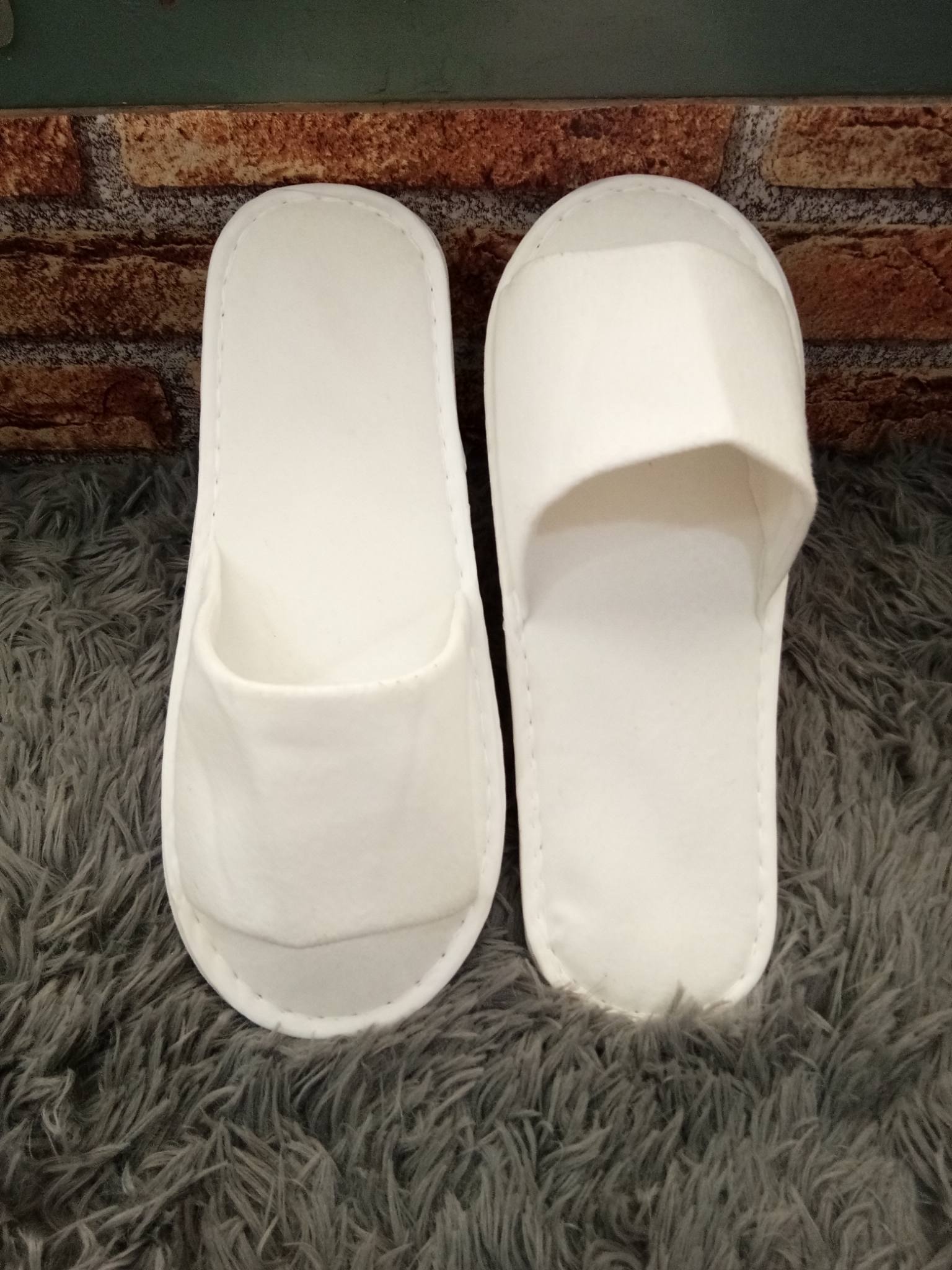 รองเท้าใส่ในบ้าน รองเท้าสลิบเปอร์หัวเปิด