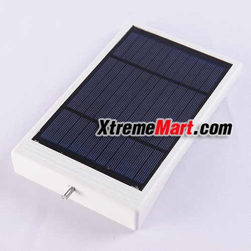 ชุดโคมไฟถนนโซล่าเซลล์ ระบบ Sensor ปิด-เปิดอัตโนมัติ 24 LED แสงสีขาว for Street Light and Outdoor