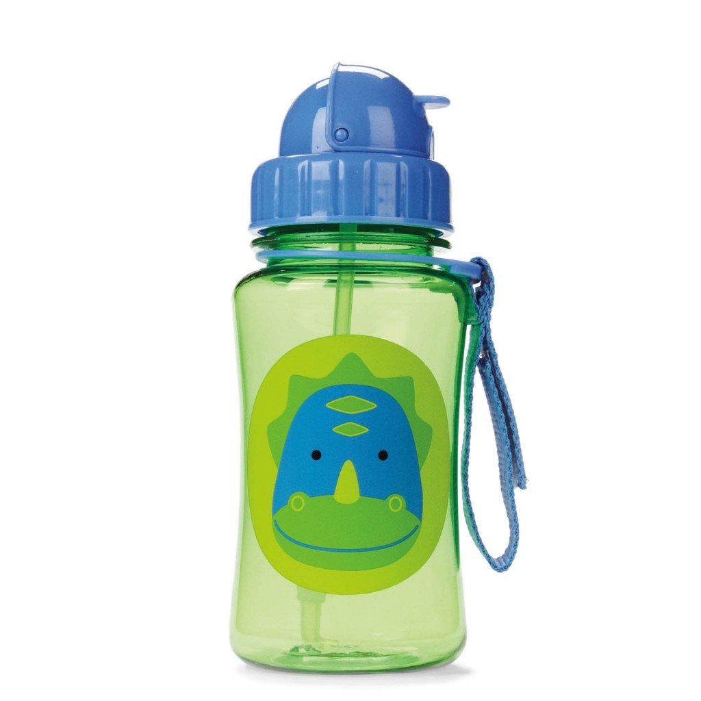 กระติกน้ำชนิดหลอดดูดพร้อมฝาปิด Skip Hop รุ่น Zoo Straw Bottle (Dinosaur)