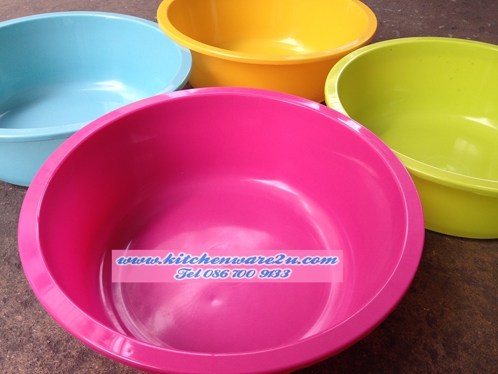 P07958 กะละมัง 35 ซม สีสวย เกรดเอ No.636A (ราคาส่งต่อ 1 โหล : 12 ใบ)
