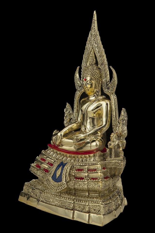 รูปหล่อ พระพุทธชินราช เนื้อทองเหลือง ขัดเงา (ขนาดหน้าตัก3นิ้ว)