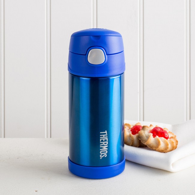 กระติกน้ำสเตนเลสรักษาอุณหภูมิ Thermos FUNtainer Vacuum Insulated Stainless Steel Bottle 12OZ (Blue)