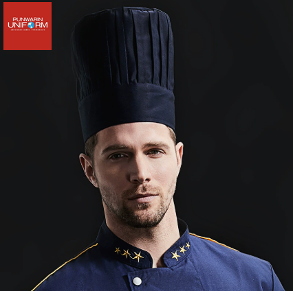 หมวกเชฟโรงแรม หมวกทรงสูง หมวกทรงใหญ่ หมวกทรงยาว หมวกเชฟผู้บริหาร หมวกครัวร้านอาหาร หมวกอบเค้ก หมวกเชฟ A6807002 สีภาพ ONE SIZE