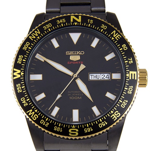 SEIKO SPORTS 5 Automatic นาฬิกาข้อมือผู้ชาย สายสแตเลส รุ่น SRP670K1