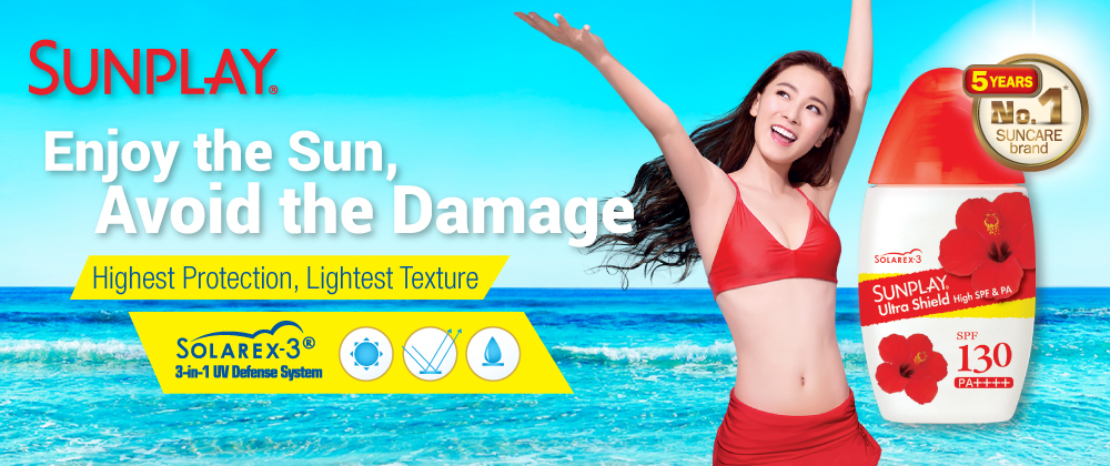 Sunplay Super Block SPF50+ PA++++ 27mL ปกป้องผิวจากแสงแดดด้วยสูตร Solarex-3 มีความคงทนต่อแสงแดดสูงมาก กันน้ำกันเหงื่อได้อย่างดีเยี่ยม และไม่เหนียวเหนอะหนะ