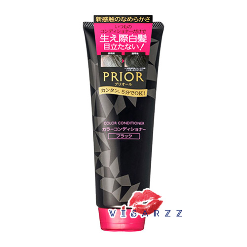 (สีดำ Black) Shiseido Prior Color Conditioner 230g ครีมนวดเปลี่ยนสีผมสูตรธรรมชาติ ไร้สารเคมี ไม่ใช่ครีมเปลี่ยนสีผม ช่วยเติมสีให้ผม