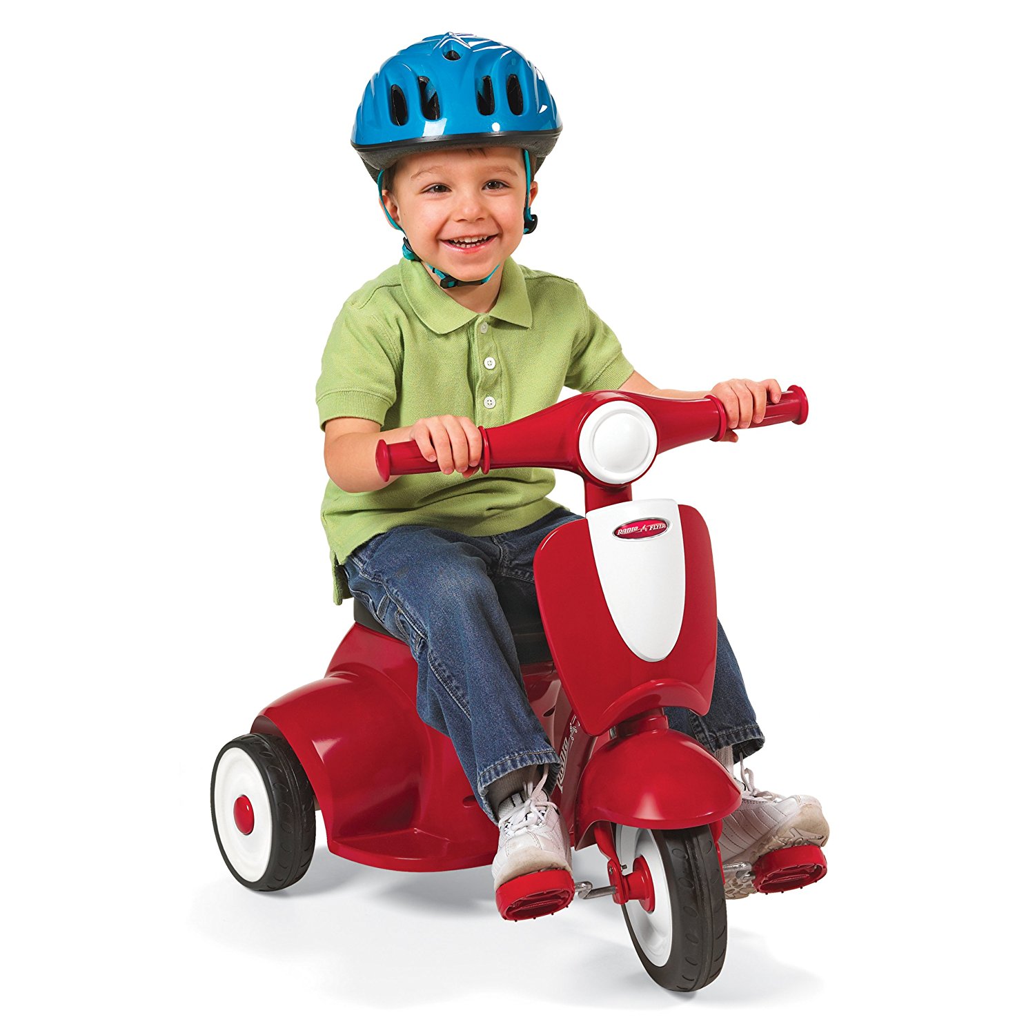 รถจักรยานสามล้อทรงเวสป้า Radio Flyer Classic Lights & Sounds Trike (Red)