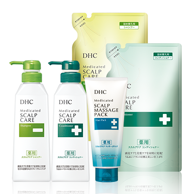 (แชมพู ขวดปั๊ม) DHC Medicated Scalp Care Shampoo 550mL ดีเอชซี แชมพูที่ช่วยรักษาสมดุลของหนังศีรษะ ขจัดความมันส่วนเกินและเซลล์ผิวเก่าที่อุดตันรูขุมขน เหมาะกับคนที่มีปัญหาหนังศีรษะมีความมันส่่วนเกิน รังแค คัน