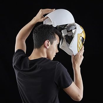 Power Rangers Lightning Collection Premium White Ranger Helmet (KibaRanger)