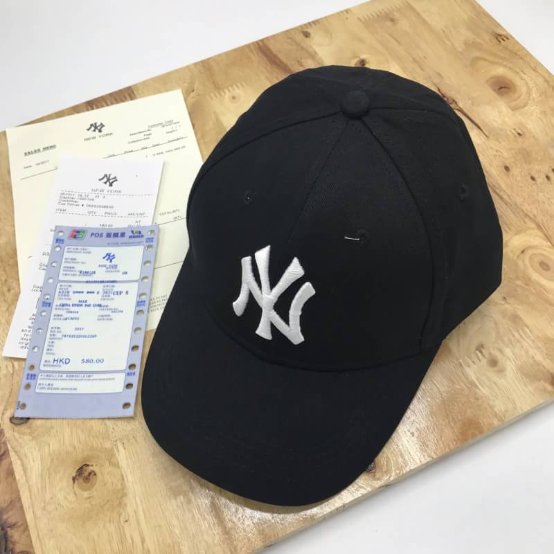 หมวกแก๊ป ny cap พร้อมส่ง สีดำ