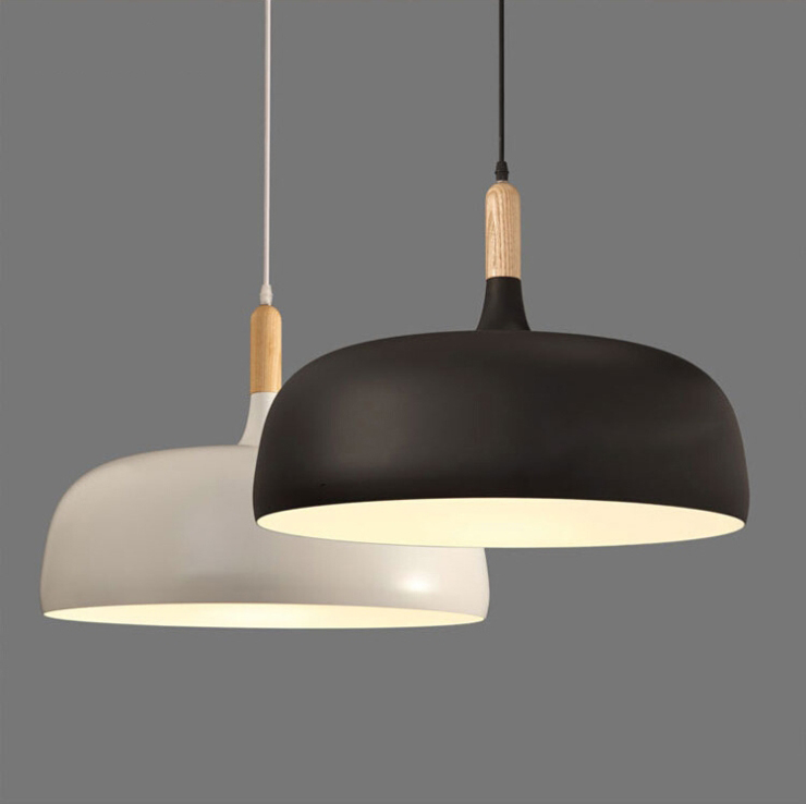 โคมไฟห้อยเพดาน Modern Japanese หัวไม้ 48x23cm [ALW-48JP]