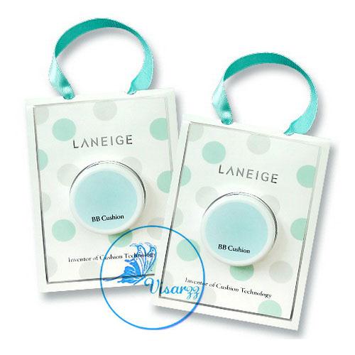 (Tester) Laneige BB Cushion Pore Control SPF50+ PA+++ 2g # 21 Natural Beige สำหรับสาวผิวขาว บีบีเนื้อเอสเซนส์ เป็นทั้งกันแดดและรองพื้น