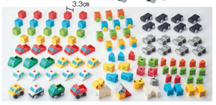 Pythagoras Kindergarten Cube Set ตัวต่อแม่เหล็ก 108pcs