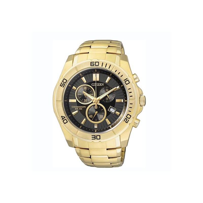 Citizen Men's Chronograph AN7102-54E Gold Stainless-Steel Quartz Watch