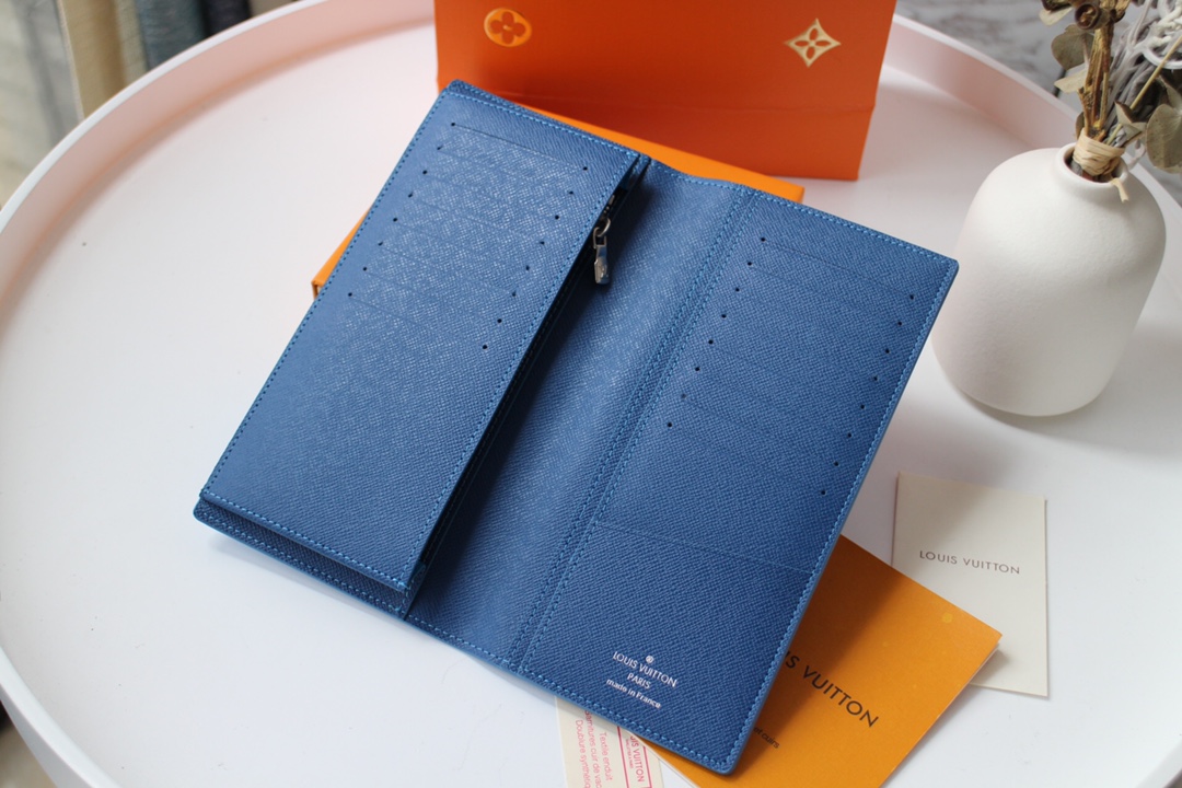 กระเป๋าสตางค์ l brazza monogram wallet แบบพับ ใบยาว