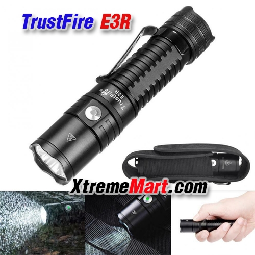 ไฟฉาย TrustFire E3R XPL V3 LED 1000 ลูเมน USB Rechargeable Flashlight Predator Torch Light