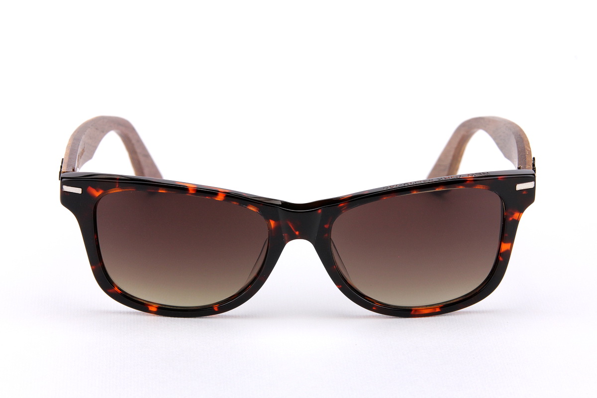 แว่นกันแดดขาไม้ Weekend Duet Collection New York Havana (Light)