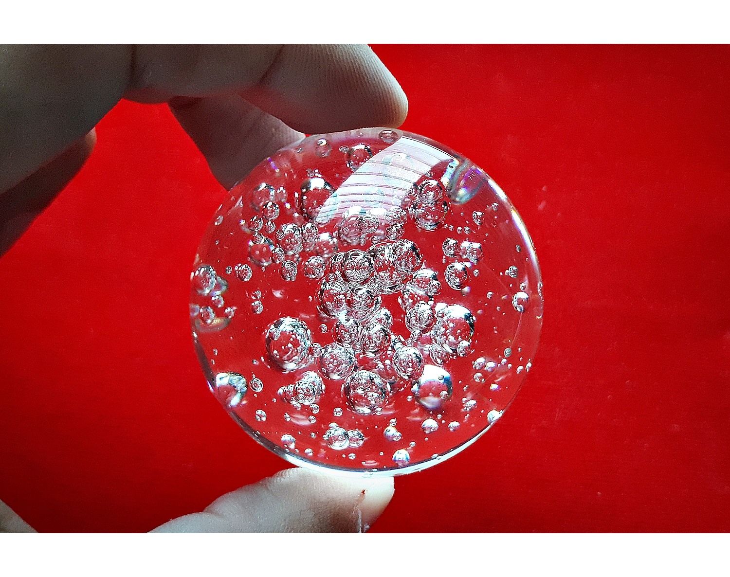 ลูกแก้ว แฟนตาซี ฟองอากาศ สีใส หลายขนาด เล็ก ใหญ่ ขนาด 5ซม 6ซม 8ซม 15ซม 20ซม พร้อมฐาน (ขายปลีก ขายส่ง)