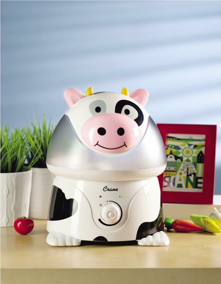 เครื่องสร้างความชื้นในอากาศ Crane USA Adorable Ultrasonic Cool Mist Humidifier (Curtis the Cow)