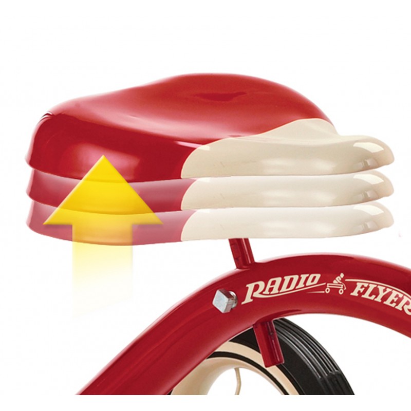 จักรยานสามล้อพร้อมด้ามผลักจูง Radio Flyer Classic Tricycle with Push Handle (Red)