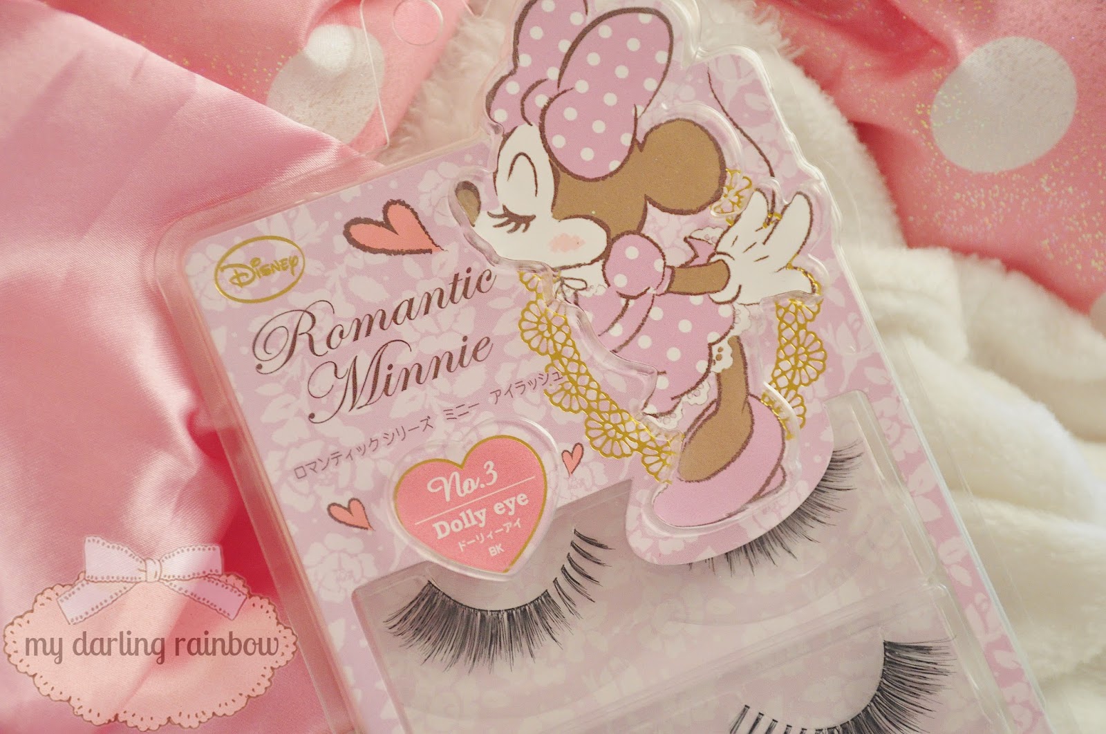 Disney Japan Romantic Minnie Mouse No.3 (Dolly Eye) - Black ขนตาปลอดสวยฟู ต่อแบบธรรมชาติสลับความยาว เน้นปลายให้ตาหวาน ติดแล้วเพิ่มความแบ๊วให้กับตาได้ 200% เลยค่ะ