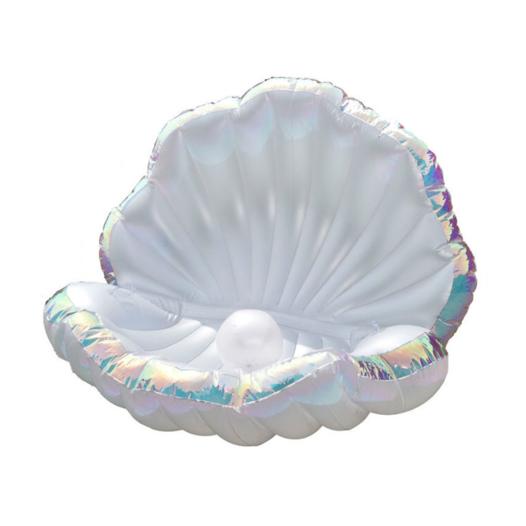 พูลโฟลทหอยมุกยักษ์ Pool Float Giant Sea Shell with Pearl
