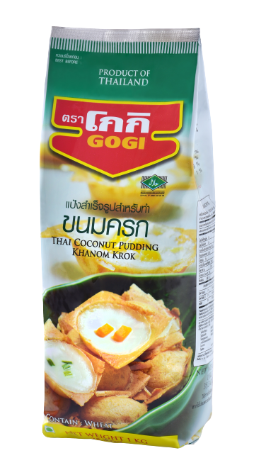 แป้งสำเร็จรูปสำหรับทำขนมครก ตรา โกกิ ขนาดบรรจุ 1 กก.