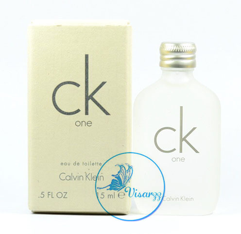 Calvin Klein CK One EDT 15 mL ความหอมสดชื่นที่ทุกคนชื่นชอบ กลิ่น unisex สามารถใช้ได้ทั้งชายและหญิง