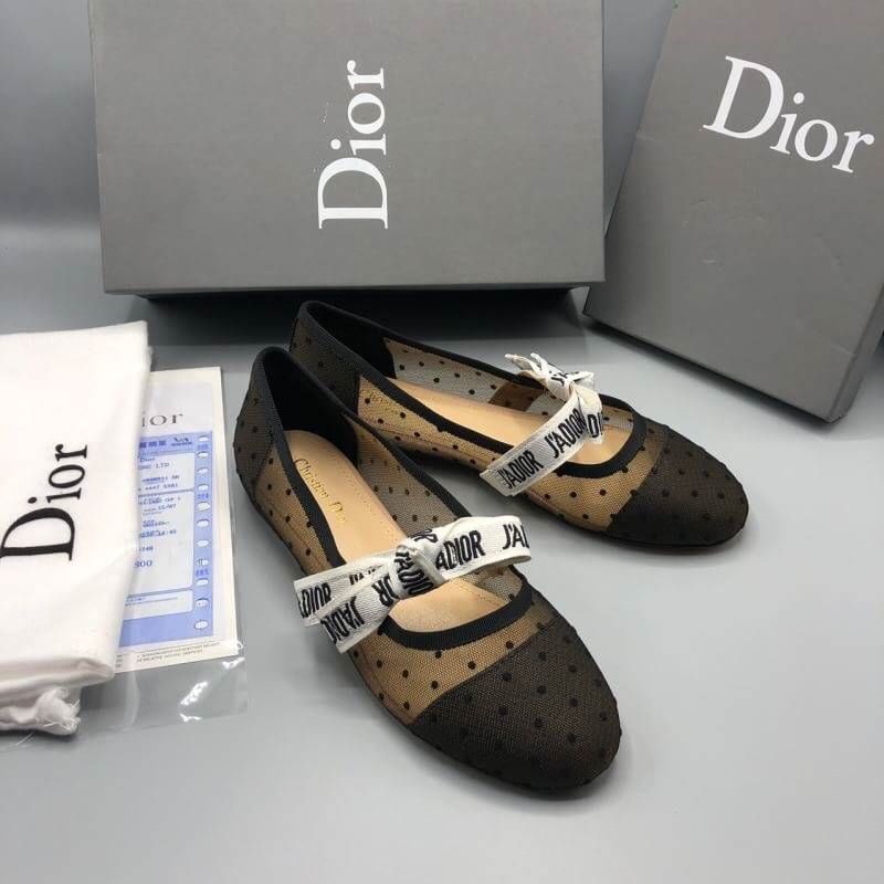 รองเท้า dio Miss J'Adior ballet pump