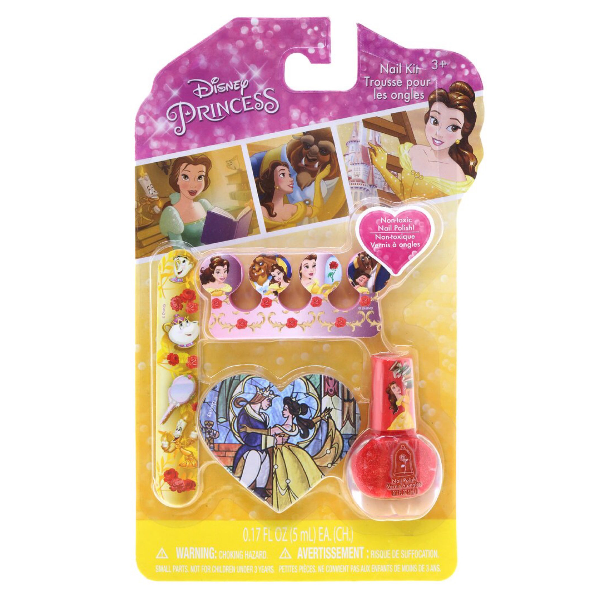ชุดยาทาเล็บปลอดสารพิษและอุปกรณ์ดูแลเล็บ Townleygirl Nail Kit (Beauty & the Beast)