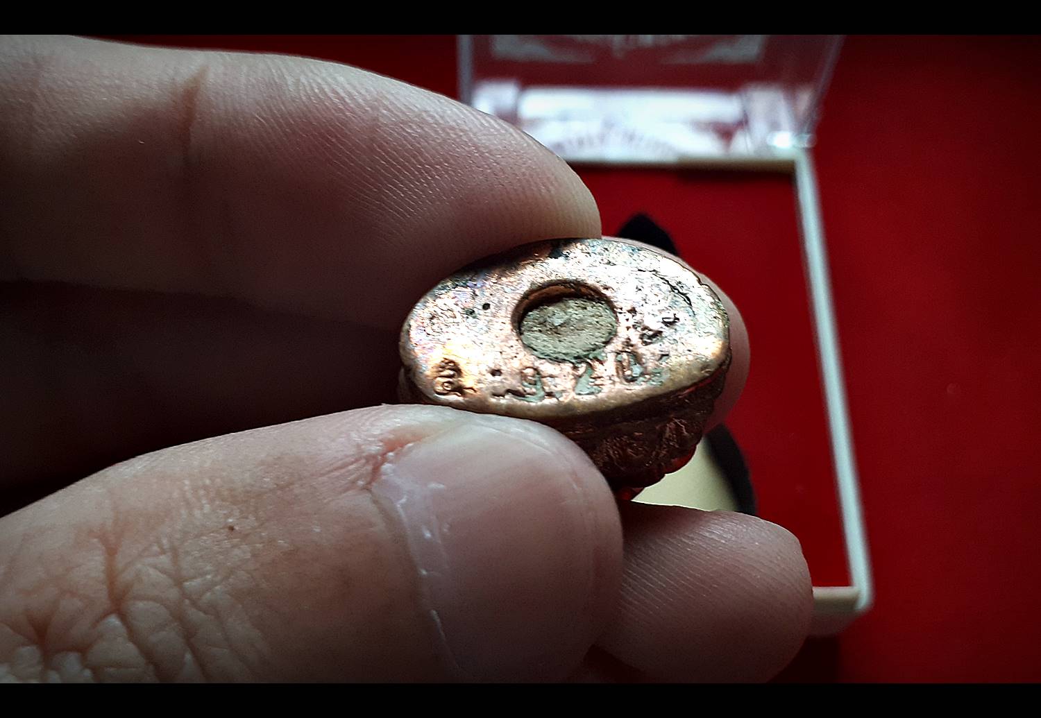 พระกริ่ง พระเจ้าพรหมมหาราช ปี2555 เนื้อทองแดง(ผสมชนวน) (เข้าพิธีใหญ่6ที่ และ มวลสารเยอะมาก) #รับประกันแท้