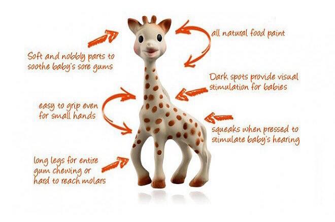 ยางกัดยีราฟโซฟีปลอดสารพิษ Vulli Sophie la Girafe "Sophie by Me" 60th Anniverasy Limited Edition