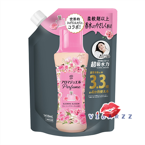 (Refill 3.3 เท่า #Blooming Blossom) P&G Lenor Aroma Jewel 1,410mL กลิ่นดอกไม้รวม เม็ดน้ำหอม สำหรับซักผ้า ลดกลิ่นอับ ให้ผ้าหอมยาวนาน
