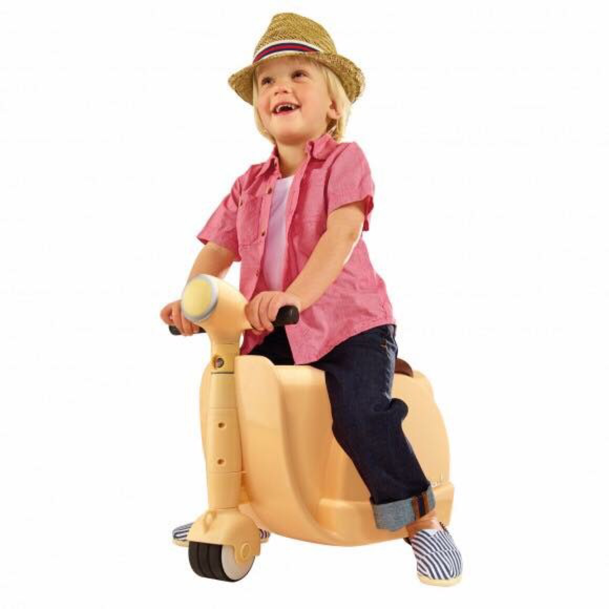 กระเป๋าเดินทางขับขี่ได้สำหรับเด็ก Skoot Children's Ride-On Suitcase (Classic Cream)